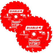 Hoja Sierra Circular Diablo 184mm 24d D0724 Madera Pack X2u D0724 DIABLO