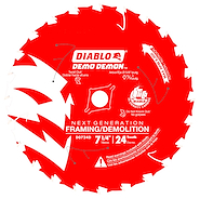 Hoja Sierra Circular Diablo 184mm 24d D0724d Demo Demon D0724D DIABLO