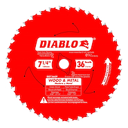 Hoja Sierra Circular Diablo 184mm 36d D0736 Metal Y Madera R D0736GP DIABLO