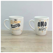 TAZA CERAMICA DIA DEL PADRE DORADA