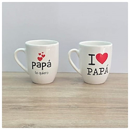 TAZA CERAMICA DIA DEL PADRE ROJA