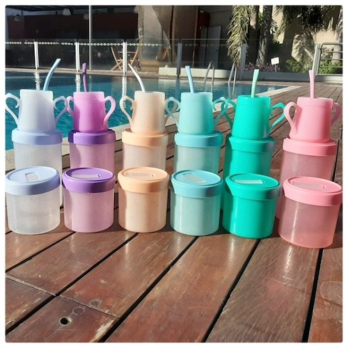 SET DE TARROS GLITTER + MATE + BOMBILLA