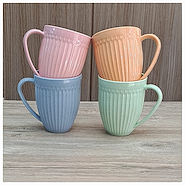TAZA FACETEADA