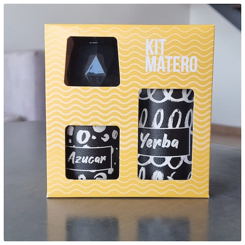SET DE LATA YERBA Y AZUCAR + MATE
