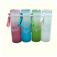 BOTELLA DE VIDRIO HELLO MASTER