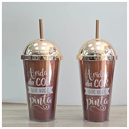VASO IMPORTADO 450 DORADO