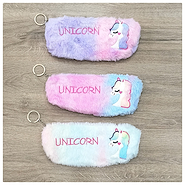 CARTUCHERA UNICORNIO PELUCHE