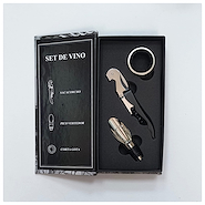 SET 3 ACCESORIOS DE VINO EN CAJA