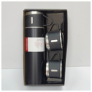 TERMO ACERO + 3 TAZAS