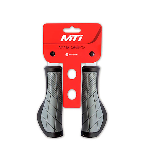 PUNOS MTI GOMA ANATOMICO 130 mm NEGRO/GRIS