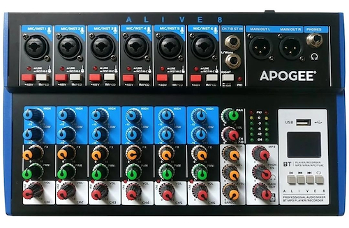 APOGEE Alive 8 Consola 6 canales Mono (MIC / LINE) + 1 canal estéreo - $ 173.143