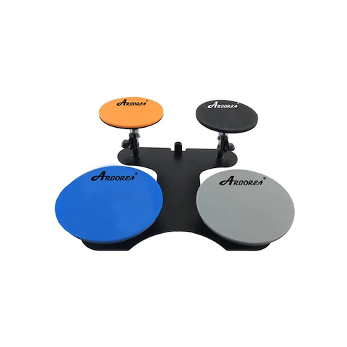 ARBOREA Practice Drum Set Pad De Práctica 4 Pads Para Colocar Sobre Soporte De Tambor - $ 131.487