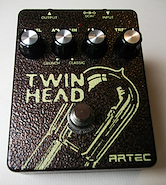 ARTEC TWH1 - TWIN HEAD Pedal Crunch-Classic Gain & Bass, Treble