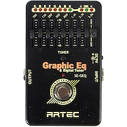 ARTEC SE-GEQ Pedal Ecualizador gráfico y afinador cromático Guitarra