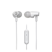 AUDIO-TECHNICA ATH-CLR100ISWH Auricular Urbano Tipo In-Ear, Incluye micrófono. Blanco
