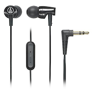 AUDIO-TECHNICA ATH-CLR100ISBK Auricular Urbano Tipo In-Ear, Incluye micrófono. Negro