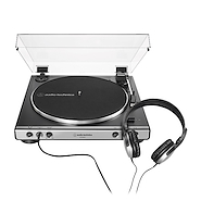 AUDIO-TECHNICA AT-LP60XHP-GM <br/>Bandeja Giradisco	Accionamiento por correa. Color gris. Con
