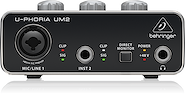 BEHRINGER UM2 Interface de Audio USB Audiophile 2x2