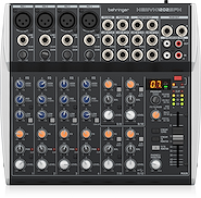 BEHRINGER Xenyx 1202SFX Mezclador de 12 canales con interfaz USB  * Ruido ultrabajo