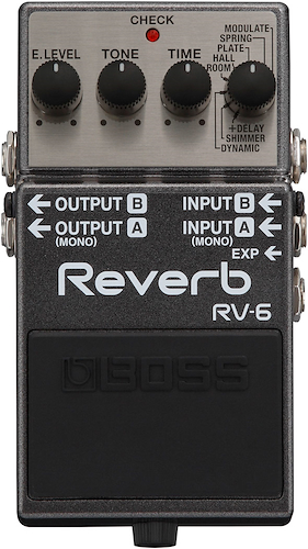 BOSS RV6 Pedal Reverb & Delay - $ 357.688