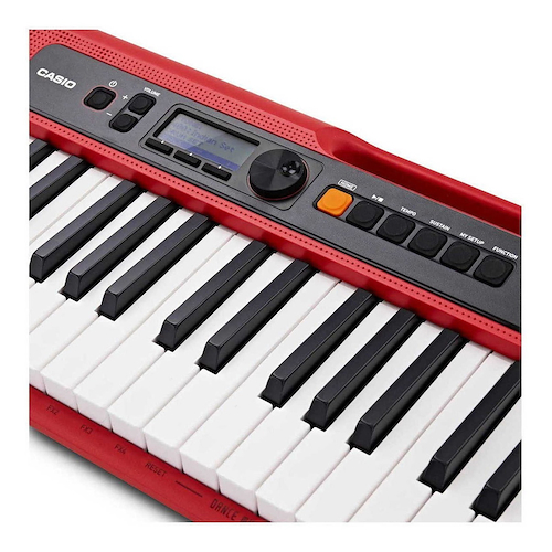Casio red keyboard hotsell