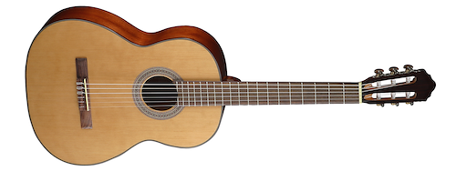 CORT AC200-NAT Guitarra Clásica Standard, Tapa Abeto Sólido C/Funda - $ 387.503