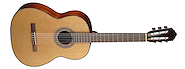 CORT AC200-NAT Guitarra Clásica Standard, Tapa Abeto Sólido C/Funda