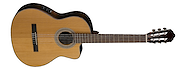CORT AC250CF-NAT Guitarra Clásica Standard, Tapa Cedro Sólido; Fishman, Corte