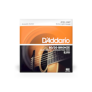 DADDARIO Strings EJ10 Encordado Guitarra Acústica 80/20 Bronce .010-.047