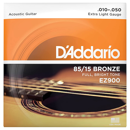 DADDARIO Strings EZ900 Encordado Guitarra Acústica 85/15 X-Lite .010/.050 - $ 13.593