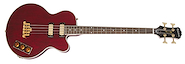 EPIPHONE Allen Woody - OFT Bajo Electrico de Caja Acustico con Funda Rumblecat Wine Red