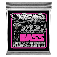 ERNIE BALL P03834 Encordado Bajo Eléctrico SLINKY COATED 45-100