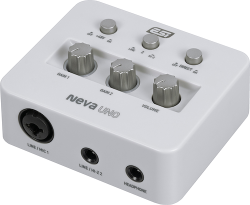 ESI NEVAUNO PLACA DE AUDIO COMPACTO 2 INPUT/2 OUTPUT-USB 3.1/192khz-48V - $ 116.477