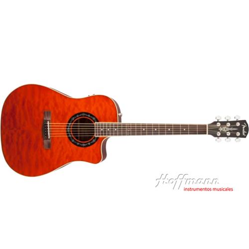 FENDER T-Bucket 300 CE Ambar Guitarra Electro Acustica Flame Top (OUTLET) - $ 740.365