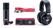 FOCUSRITE Scarlett Solo Studio (3ra Generación) <br/>Placas usb	Focusrite Scarlett Solo Studio Pack, Set contains