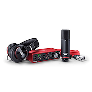 FOCUSRITE Scarlett 2i2 Studio (3ra Generación) Kit de grabación: Mic condensador Focusrite CM25 - Auricular