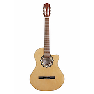 FONSECA 39KEC Guitarra Criolla Media Caja con Corte y Ecualizador - Nat Br