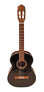 FONSECA 50N <br/>GUITARRA MODELO 50 TAPA NEGRA
