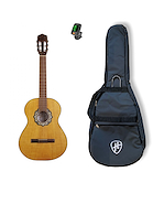 FONSECA 25 MATE PACK <br/>Guitarra clásica Estudio con funda y afinador en Oferta