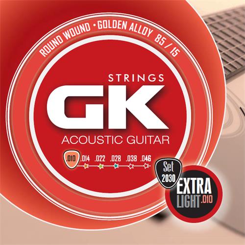 GK 012030 Encordado Guitarra Acustica Extra Light T/ 010 - $ 7.110