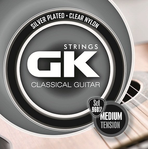 GK 010960SP Encordado Guitarra Clásica Azul - Plateadas - $ 7.377