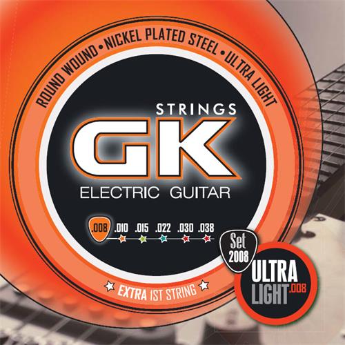 GK 012008 Encordado Guitarra Eléctrica T/ 008 - $ 6.577