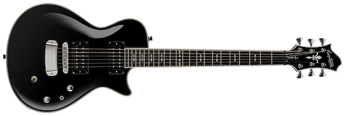 HAGSTROM Ulswe-Blk Ultra Swede Black Gloss Guitarra Electrica - $ 654.372