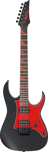 IBANEZ GRG131DXBF Guitarra Eléctrica Gio - Black Flat - $ 494.451