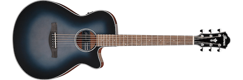 IBANEZ AEG50IBH Guitarra Electroacústica serie AEG - Indigo Blue Burts - $ 620.694