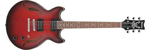 IBANEZ AM53SRF Guitarra Eléctrica Artcore - Hollow Body - Sunburst Red Flat - $ 711.168