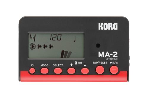 KORG MA-2 Metronomo Digital  BKRD  Negro y rojo - $ 26.794