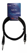KWC 9015 NEON Cable Mini Plug Stereo 3,5 mm / Plug Stereo 6,5 mm x 1,5 mts