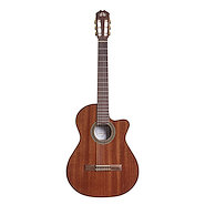 LA ALPUJARRA ORUBAEC <br/>GUITARRA MODELO ORUBA TAPA CAOBA MEDIA CAJA CON CORTE Y ECUA