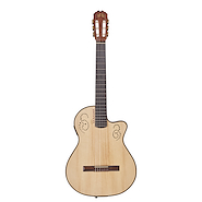 LA ALPUJARRA 300KECM <br/>GUITARRA SIN BOCA CON CORTE Y ECUALIZADOR TERMINACION MATE